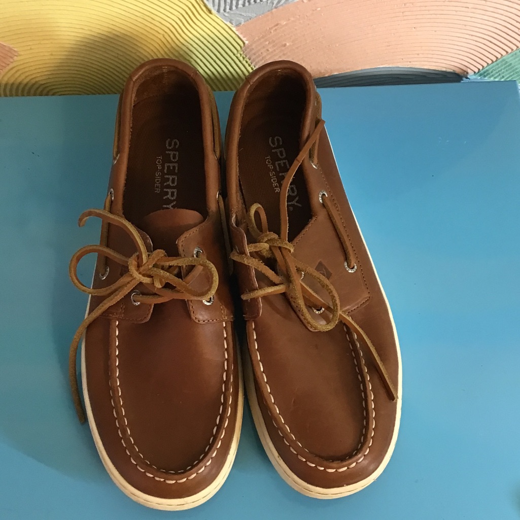 Sperry Men’s Brown Leather Boat Shoes